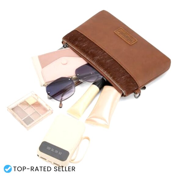 Large Capacity Wristlet Clutch Minimalist Chic Detachable Strap Phone Organizer